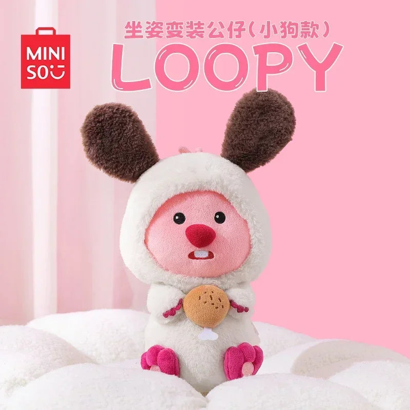 MINISO  LOOPY Series Doll Toys Children's Love Plush Doll Surprise Holiday Anniversary Room Decorations Pendant Ornament Gift