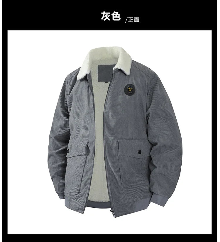 Winter Coat for Men Warm Lightweight Jackets Man Casual Fleeced Luxury Padding Clothing Fashion 2025 Deals Novelty In  Y2k style