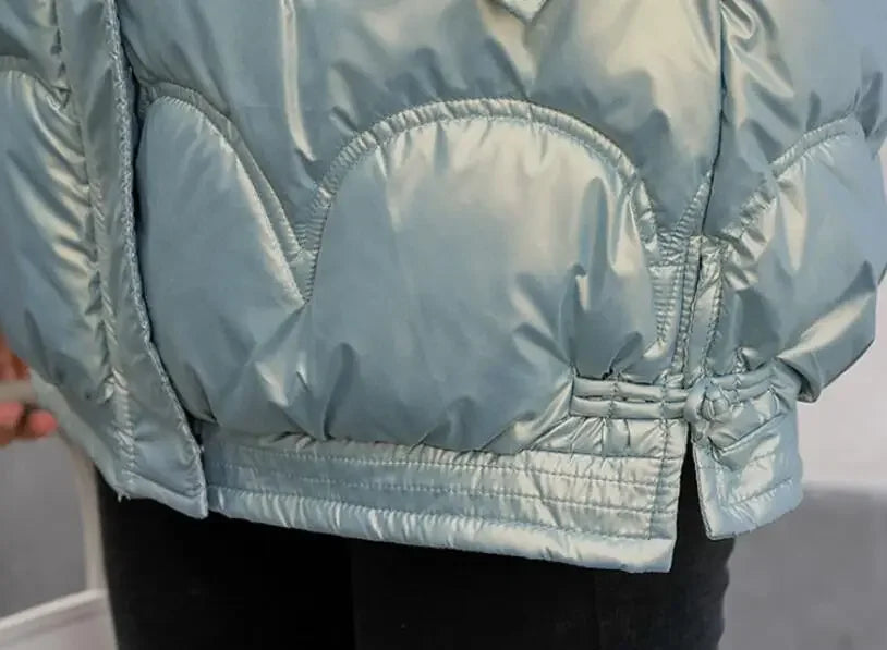 Warm Winter on Sale Down Coats for Women Short Luxury Outdoor Parkas Woman Clothes Youthful Offers Thick Lined 2025 Hot Jackets