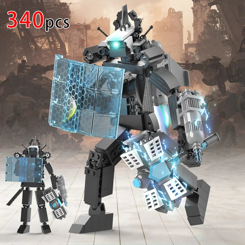 New Skibidi Toilete Building Block Titan Clock Man 2.0 TVman Speakerman Drill Man Bricks Model Toys for Kid Birthday Easter Gift