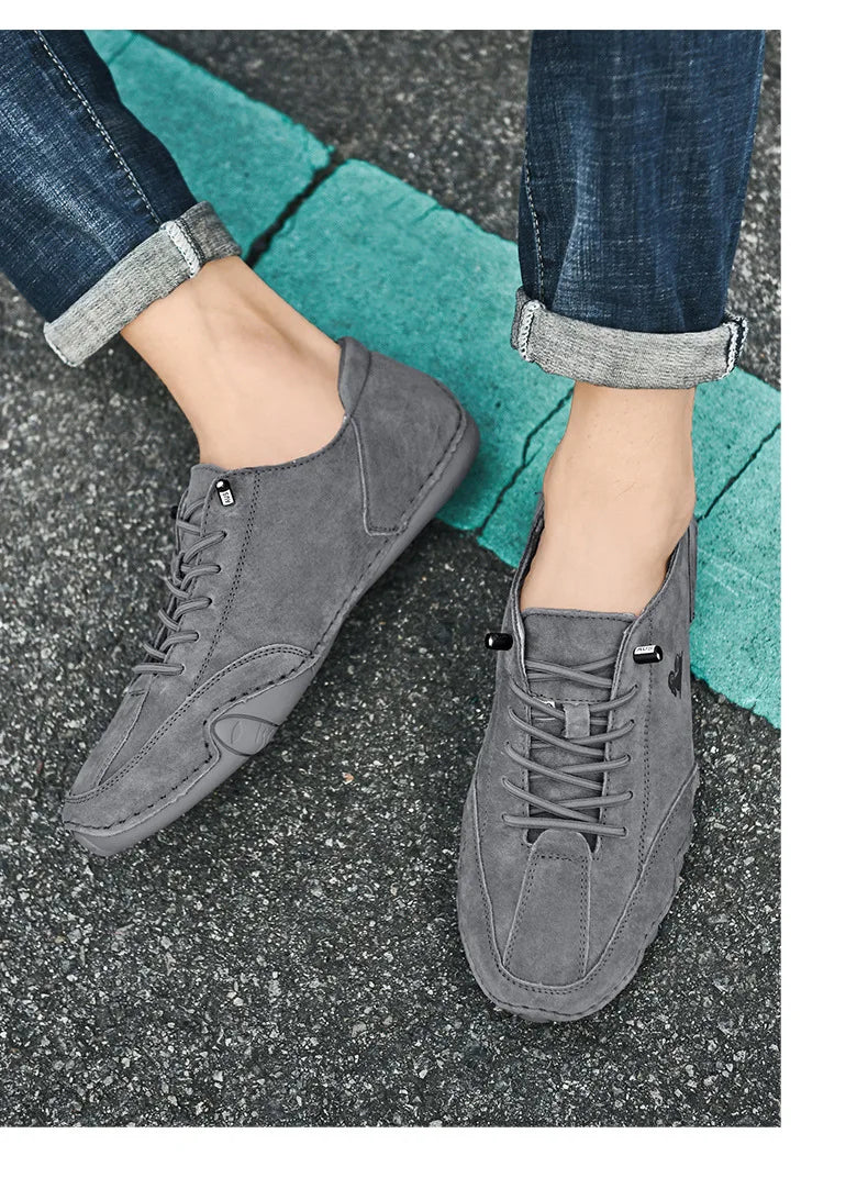 Men Casual Sneakers 2023 New In Ankle Boots Lace Up Males Shoes Fashion High Quality Loafers Men Luxury Casual Shoes Mocasines