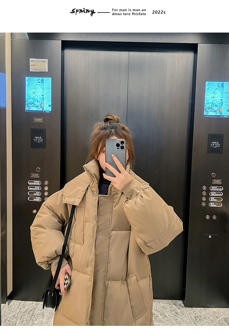 Winter Women's Cold Coat Parkas Hooded Long Padded Jacket Jacket Plus Size Super Hot Coat Cheap Wholesale Snow Outercoat Korean