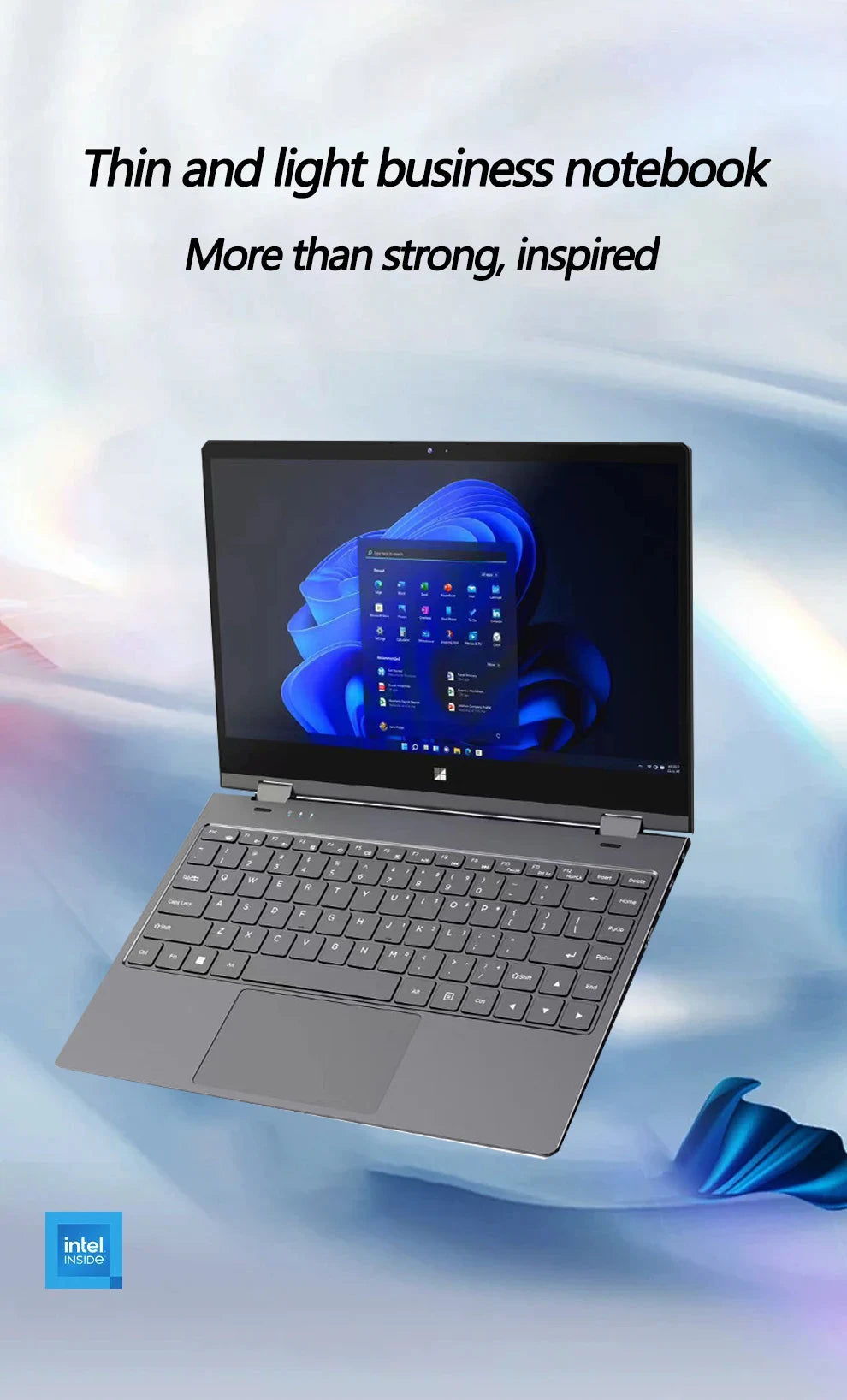 14 inch YOGA Mini Laptop Intel N95 32 GB DDR4 2TB SSD 6000 mAh Tablet 2-in-1 2.5K 2560*1440 Screen Touch 360° Flip Office Study