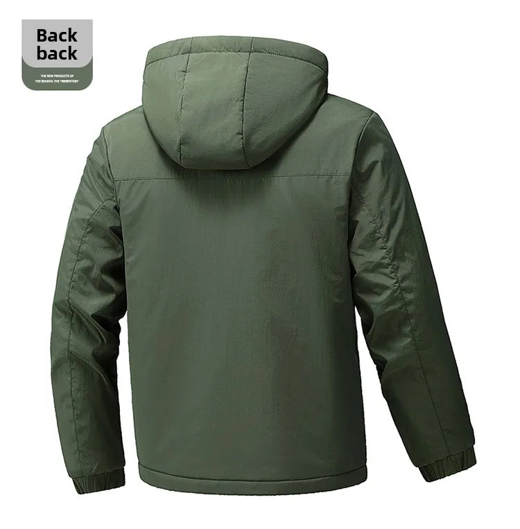 Winter Padded Workwear Jacket Men New Hot Cotton Puffer Jackets Men's Hooded Jacket Men's Cotton Parkas Men's Autumn Winter Coat