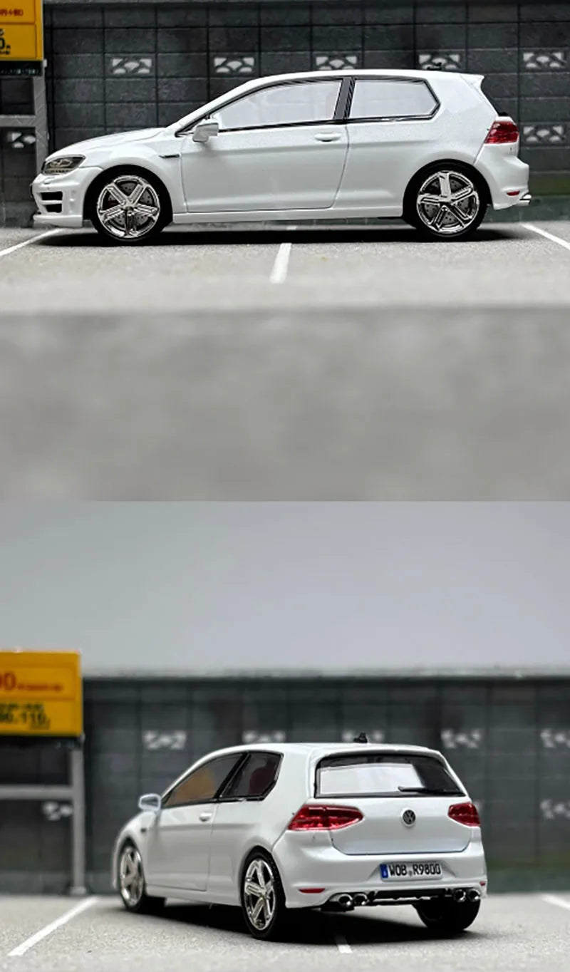 ZOOM 1:64 Scale VW Golf 7R 7 Generation Travel Car Alloy Car Model Classics Adult Souvenir Gift Static Display