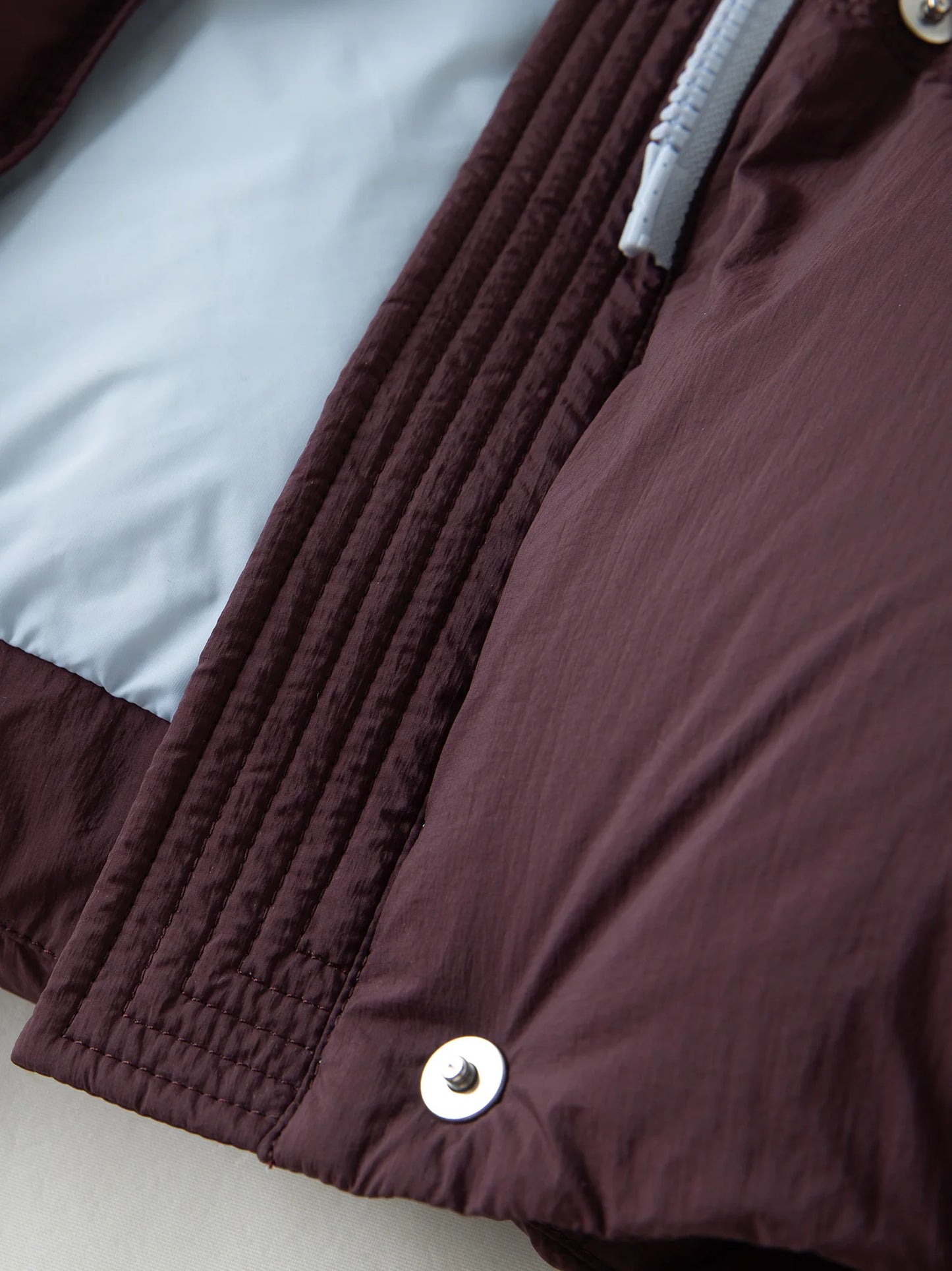 FSLE 2025 Winter New Women's Long Puffer Down Coat with Hood Two-Tone Color Block Thermal Insulated Jacket Heavy Warm Outerwear