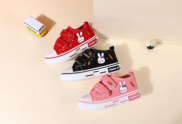 New Fashio Kid Shoe Boy Sneaker Shoe Spring Autumn Children Cartoon Canvas Sports Shoes Boys Girls Baby Board Shoes with Leisure