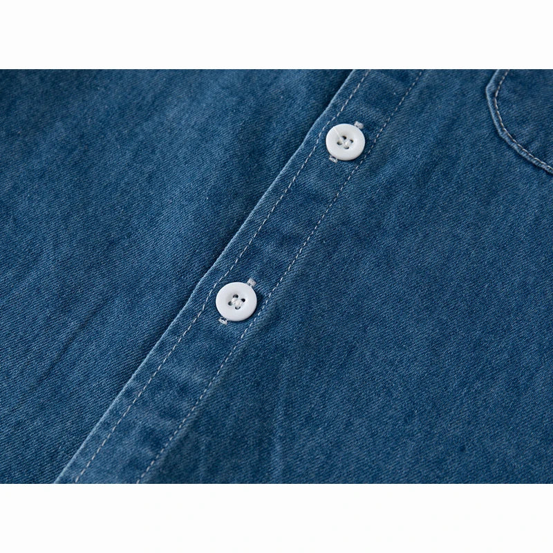 Fashion Jean Shirts for Baby Boys Children Spring Autumn Full Sleeve Denim Jackets Kids Lapel Shirt Coat 2 Colors Baby Clothes