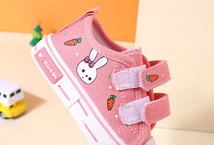 New Fashio Kid Shoe Boy Sneaker Shoe Spring Autumn Children Cartoon Canvas Sports Shoes Boys Girls Baby Board Shoes with Leisure