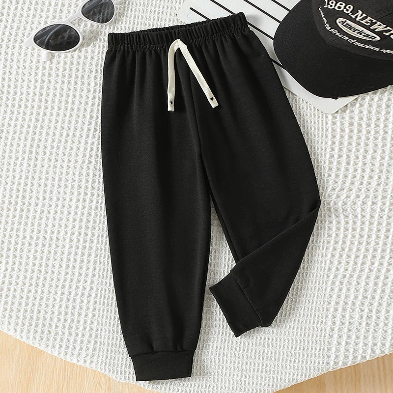 3/1 Piece Set Of Four Season Children's Sports Fashion Autumn Sweatpants For Boys And Girls Mixed With Multi Colored Harun Pants