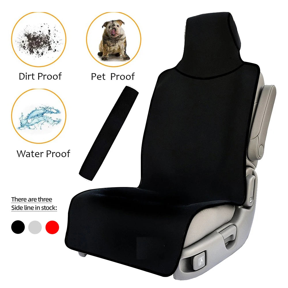 AUTOYOUTH Premium Universal Fit Waterproof Stain Resistant Car Seat Cover Neoprene Non-Slip Bucket Seat Dog & Car Seat Protector