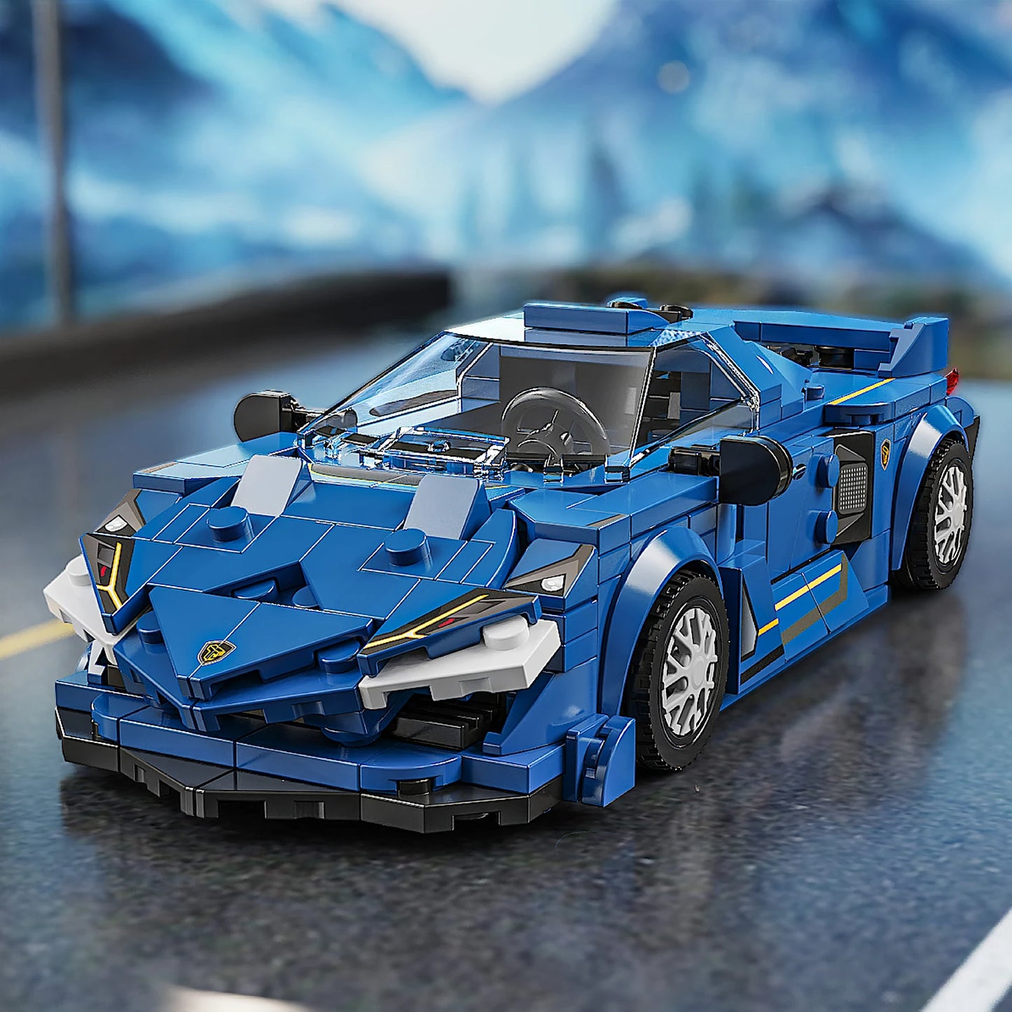 302PCS Building Blocks Sports Car Toy Classic Cars Bricks Model Educational Toys Set With Transparent Display Box Christmas Gift