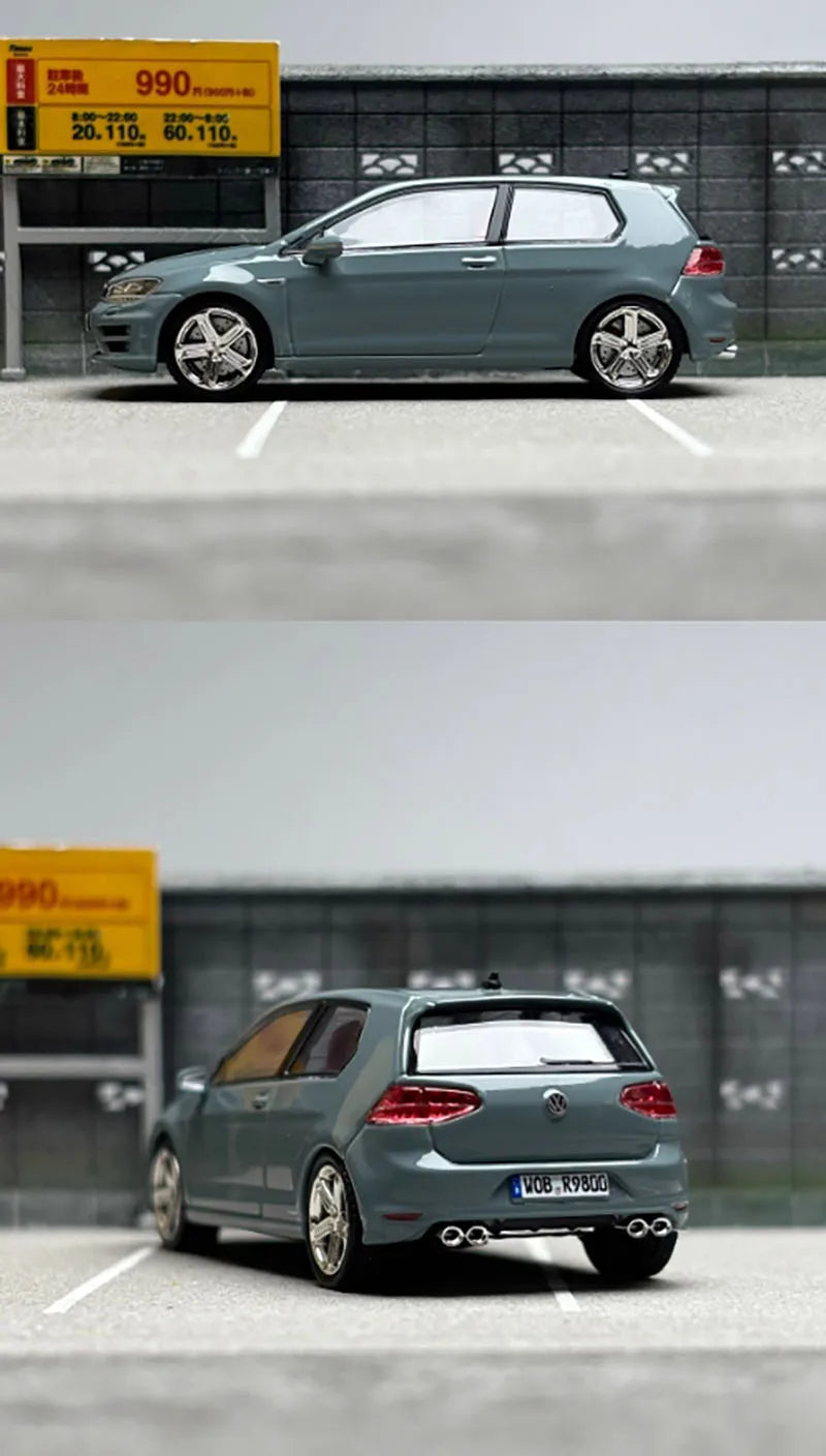 ZOOM 1:64 Scale VW Golf 7R 7 Generation Travel Car Alloy Car Model Classics Adult Souvenir Gift Static Display
