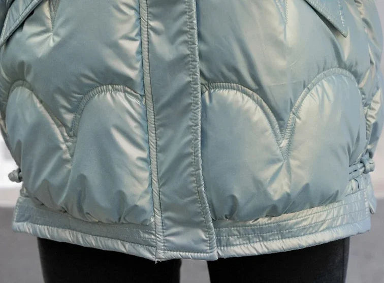 Warm Winter on Sale Down Coats for Women Short Luxury Outdoor Parkas Woman Clothes Youthful Offers Thick Lined 2025 Hot Jackets