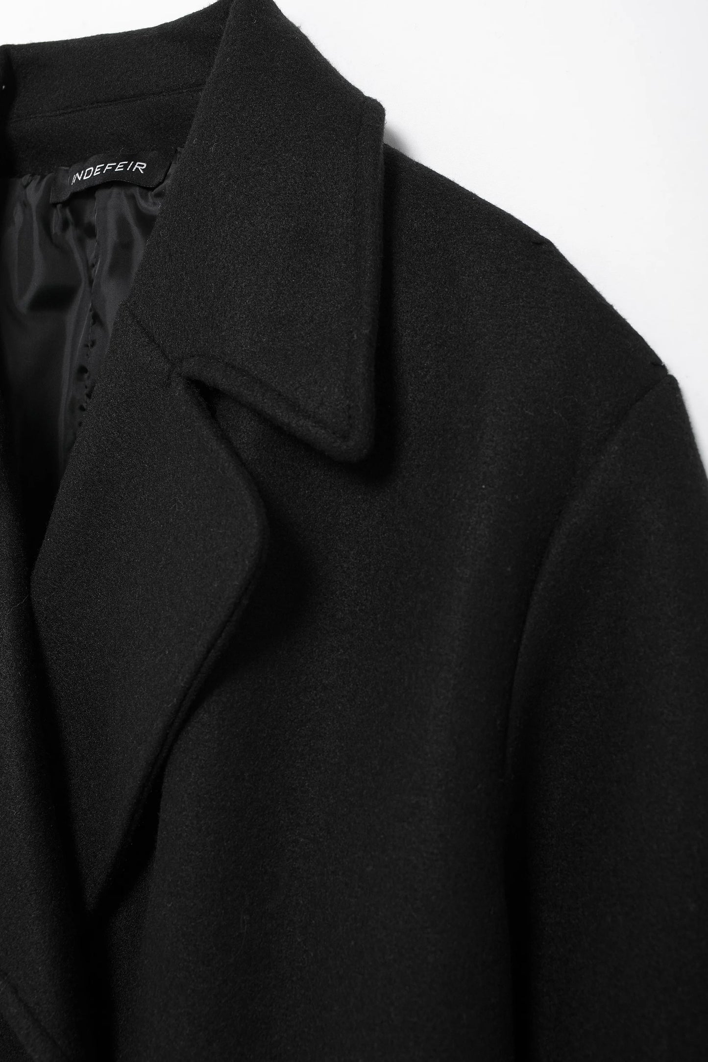 Winter Coat For Women 2024 Solid Lapel Double Breasted Long Cardigan Top Female Pokcet Streetwear Woman New In OuterCoat