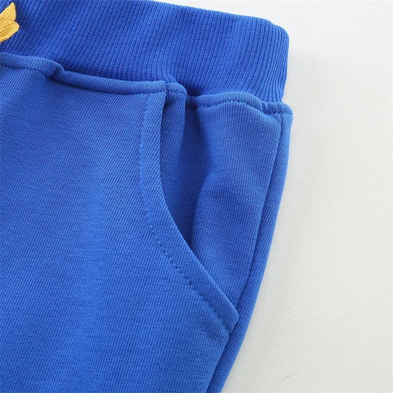 Jumping meters  New Arrival Children Sweatpants for Autumn Spring Plain Boys Girls Long Pants Fashion Sport Kids Trousers