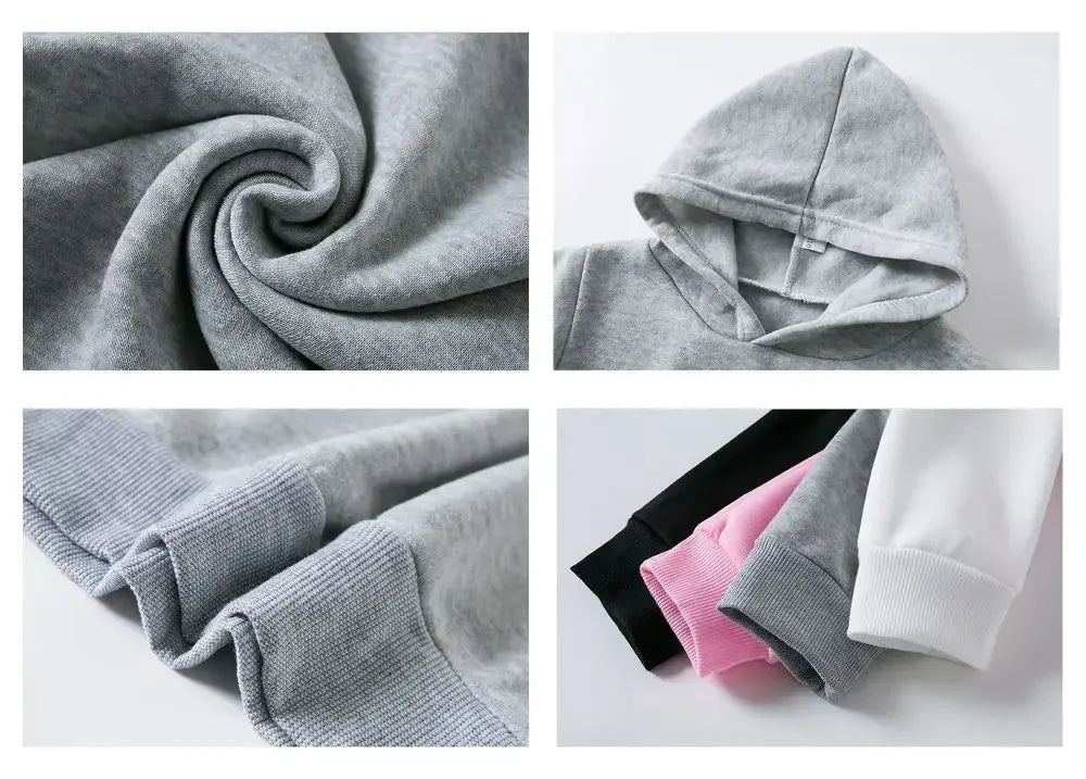 New Brand Cartoon Printed Sport Sweatshirt+Pants 2pcs Set Spring Autumn Kids Boy Girl Clothing Casual Hoodie Teen Sportsuit