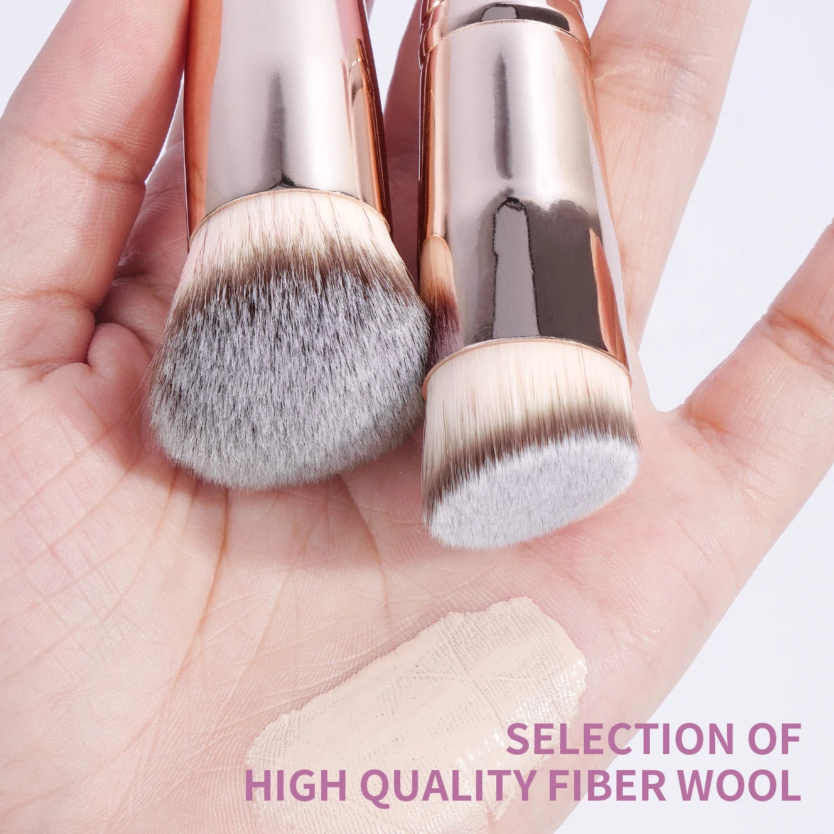 MAANGE 7PCS Makeup Brush Set Foundation Concealer Eyeshadow Makeup Brush for Liquid Cream Soft Dense Cosmetic Makeup Beauty Tool