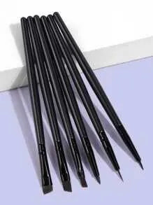 Maange 6 Piece/Set Eye Makeup Brushes Kit Professional Makeup Eyeshadow Eyeliner Brush Kit For Women Cosmetic Beauty Tools