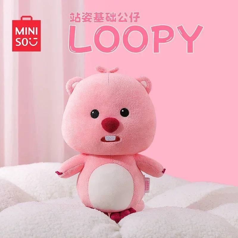MINISO  LOOPY Series Doll Toys Children's Love Plush Doll Surprise Holiday Anniversary Room Decorations Pendant Ornament Gift