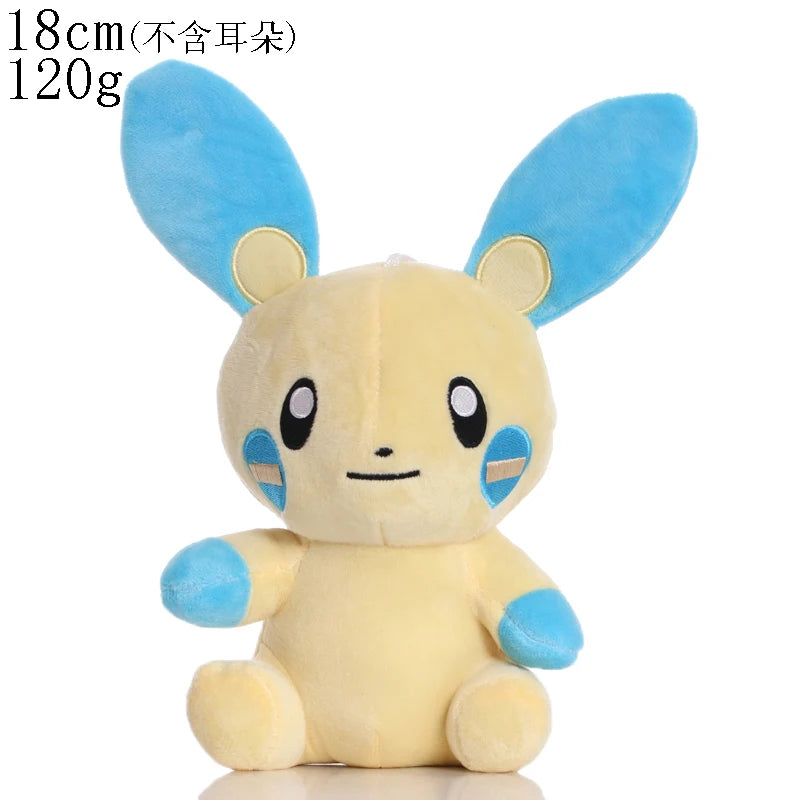 Pokemon Plush Charmander Squirtle Pikachu Peluche Plusle Minun Plush Charizard Bulbasaur Eevee Stuffed Doll Xmas Gift For Kid