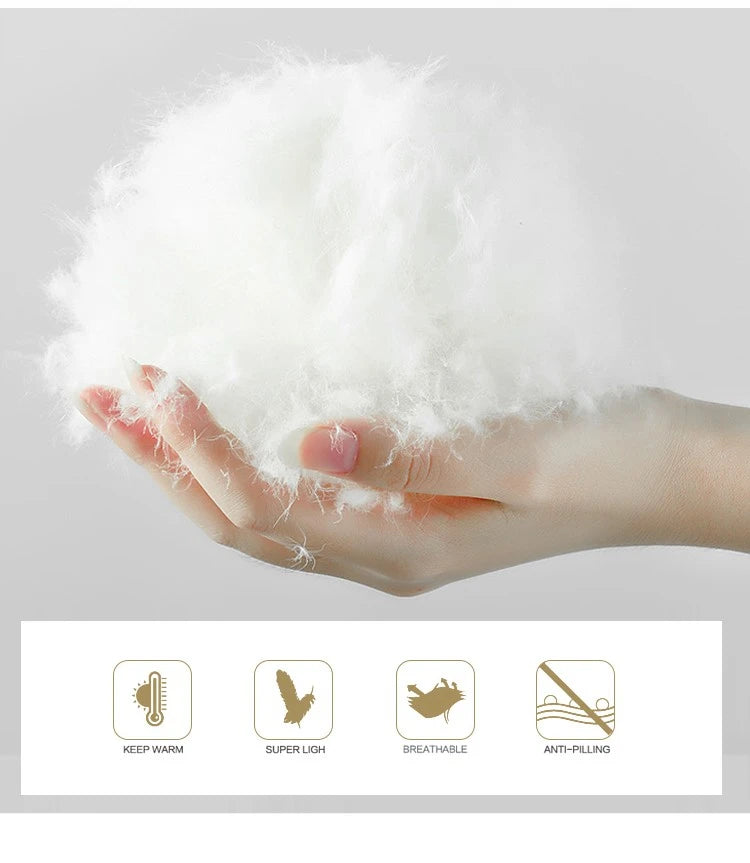 Lagabogy 2025 Autumn Winter Women White Duck Down Coat Casual Single Breasted Hooded Jacket Female Light Puffer Parka Outwear