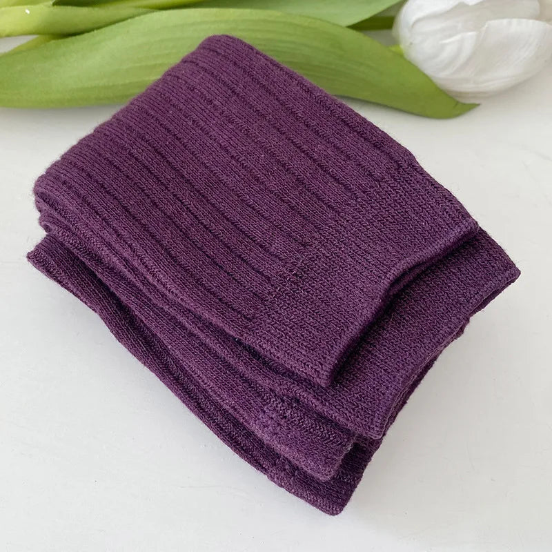 1-6 Years Girls Toddler Baby Basic Ribbed Sweater and Leggings Footless Tights Kids Little Girls Dress Bottom Top Pants