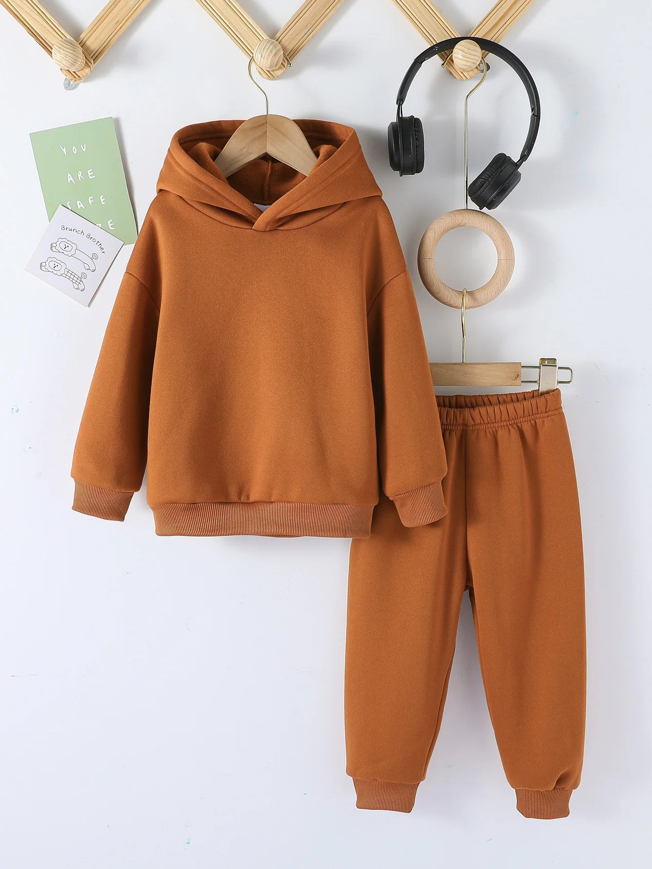 Kids Fashion 2pcs Pullover Hoodie+Pants Suits 1-8Y Years Boys Girls Casual Long Sleeve Sportswear Tracksuits Children Clothes