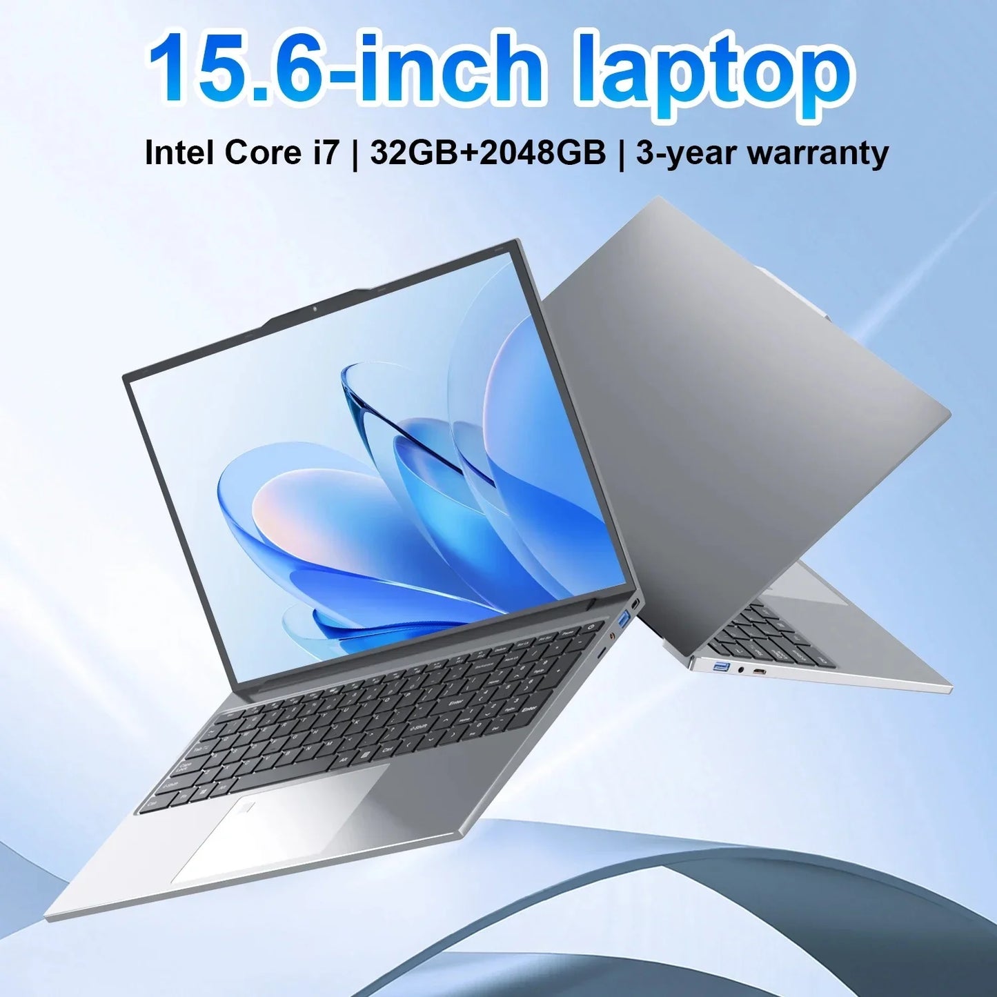 Xiaman 15.6" Potrable Laptop Computer Intel Core i7 6500U Windows 11 Pro Gaming Laptop 16GB DDR4 512GB 1TB SSD Notebook PC Gamer