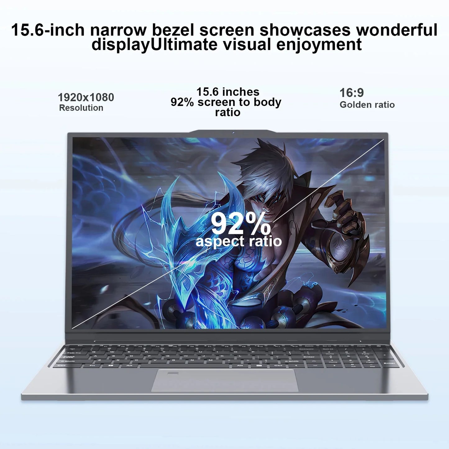 Xiaman 15.6" Potrable Laptop Computer Intel Core i7 6500U Windows 11 Pro Gaming Laptop 16GB DDR4 512GB 1TB SSD Notebook PC Gamer