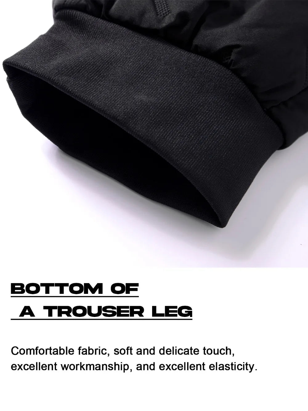 New Thickened Winter Pants Men Windproof Warm-Keeping Sweatpants Lambswool Casual Down Cotton Male Trousers Joggers Sportwear