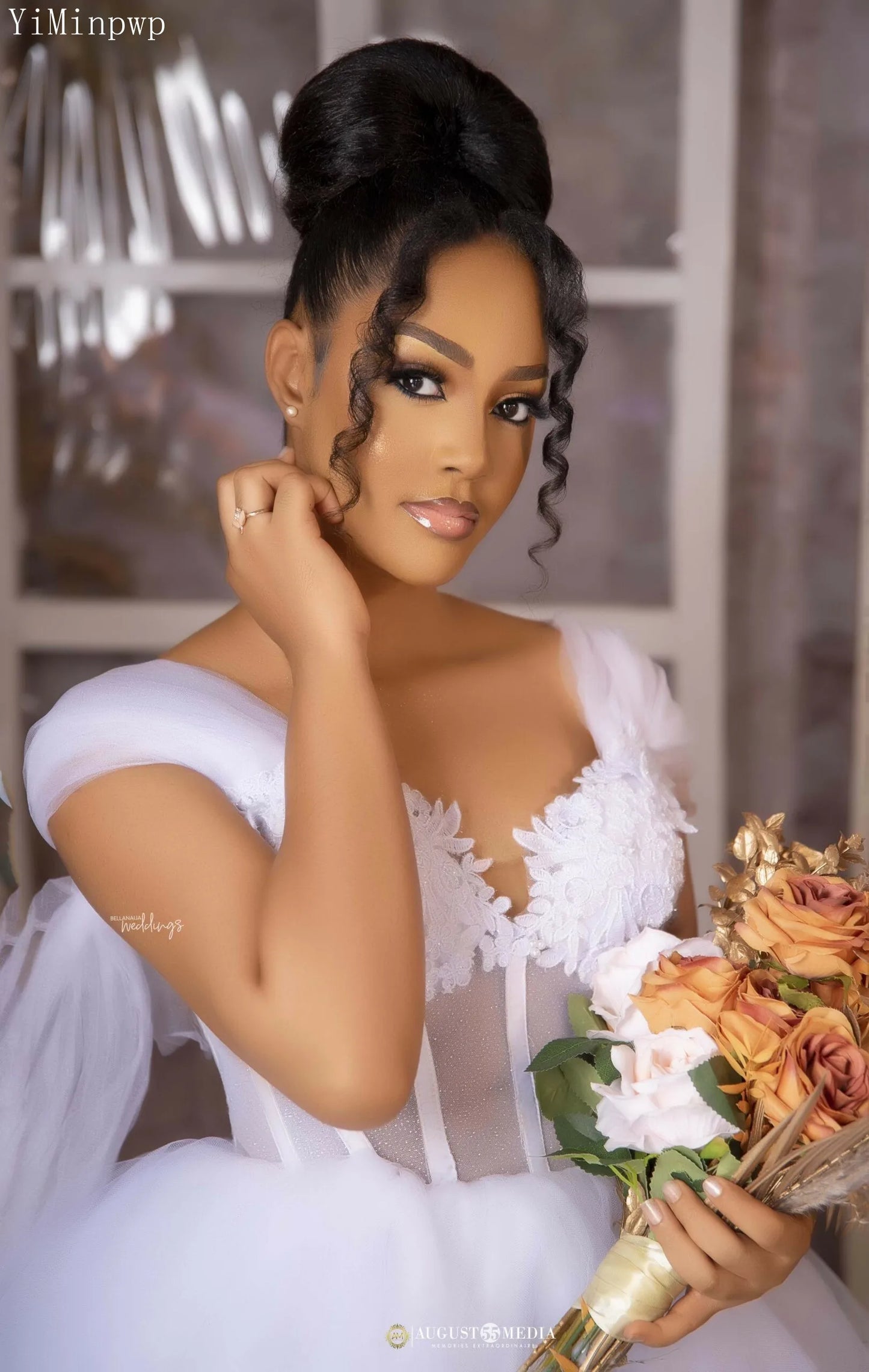 White Wedding Bride Robes Off Shoulder Split Inside Little Skirt Corset Appliques Bridal Shower Dress robes de mariee Customized