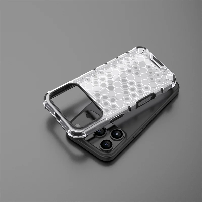 For iPhone 17 Pro Case iPhone 17 Pro Cover Honeycomb Style Bumper Shield Protective Phone Cases For iPhone 17 Pro Max Air Funda