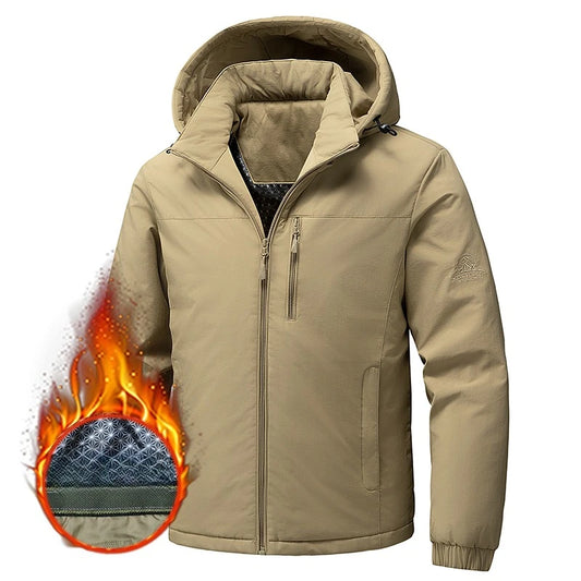 Winter Padded Workwear Jacket Men New Hot Cotton Puffer Jackets Men's Hooded Jacket Men's Cotton Parkas Men's Autumn Winter Coat