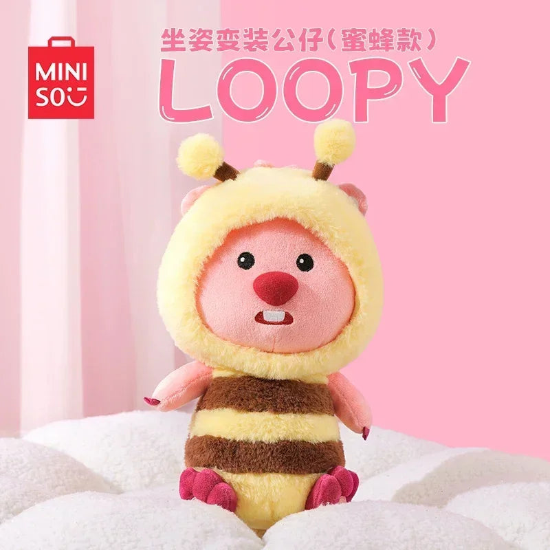 MINISO  LOOPY Series Doll Toys Children's Love Plush Doll Surprise Holiday Anniversary Room Decorations Pendant Ornament Gift