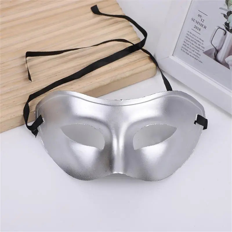 Woman Men Masquerade Mask  Prom Retro Pattern Solid Color Masks Mardi Gras Costume Party Easter Wedding Birthday Halloween