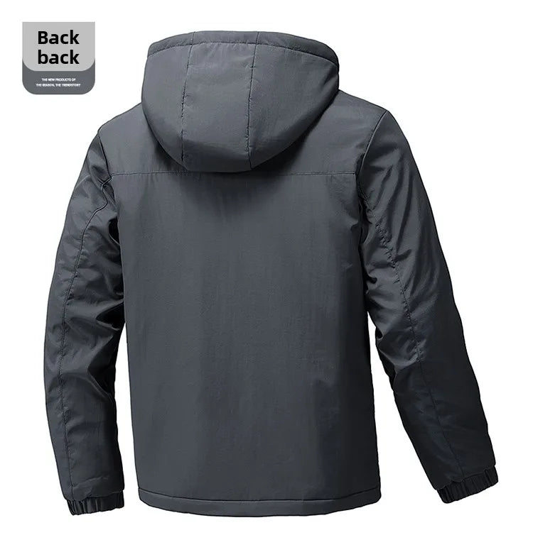 Winter Padded Workwear Jacket Men New Hot Cotton Puffer Jackets Men's Hooded Jacket Men's Cotton Parkas Men's Autumn Winter Coat