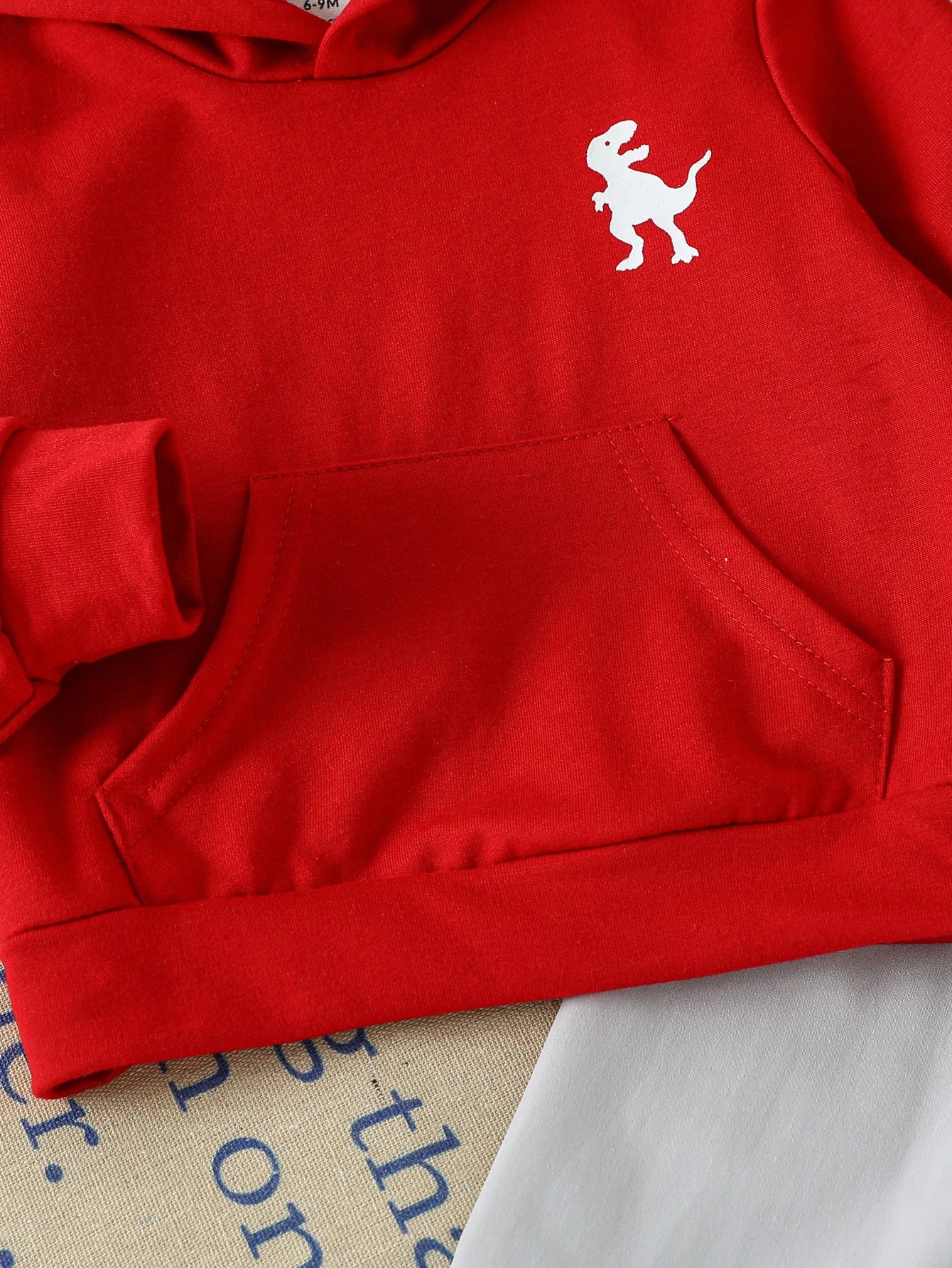 2Pcs Baby Boys Long Sleeve Hooded Pullover Sweatshirt Sweatpants Suit Autumn Clothes Sets For 1-3Y Casual Daily