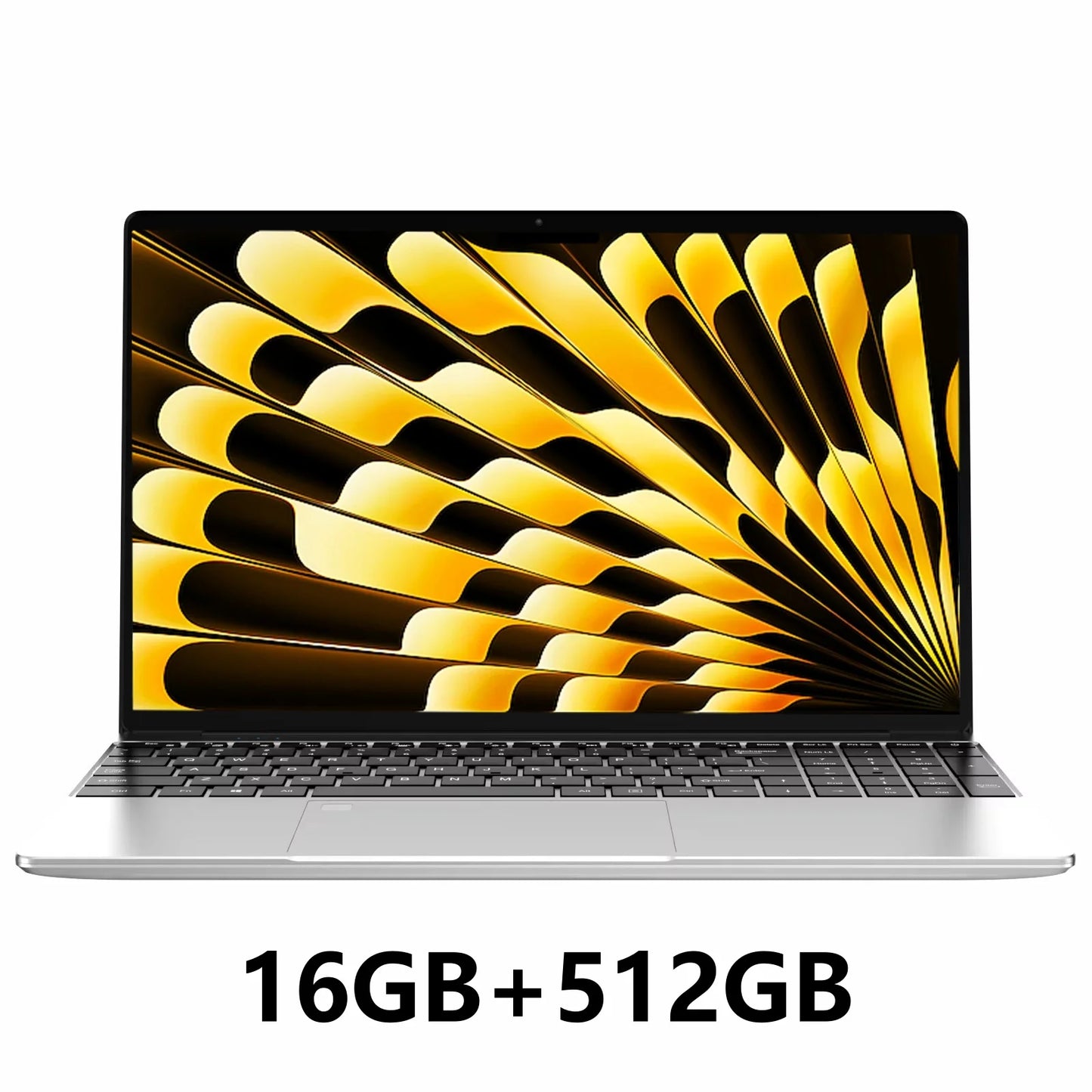 New Ultra Slim Laptop 15.6" Intel N95 32GB 2048GB 7500mAh Large Battery Windows 11 Pro  Notebook Gamer Fingerprint Unlock