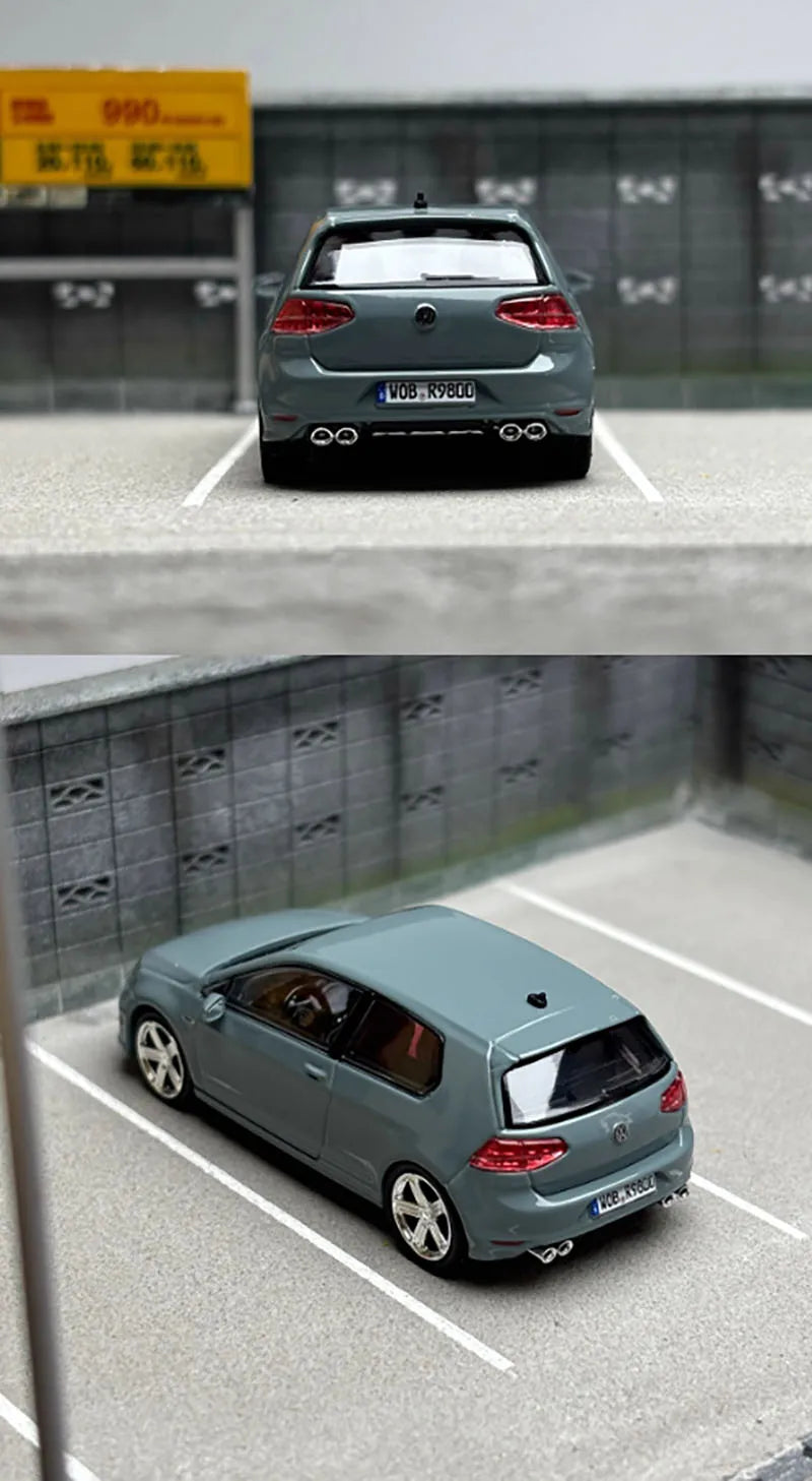 ZOOM 1:64 Scale VW Golf 7R 7 Generation Travel Car Alloy Car Model Classics Adult Souvenir Gift Static Display