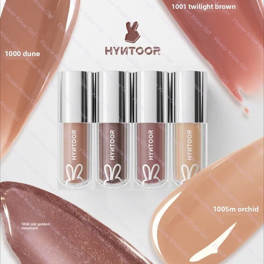 HYNTOOR Future Fantasia Planet 3D Mirror Lip Gloss Shining Brightly Removing Dead Skin Weakening Lip Lines Makeup