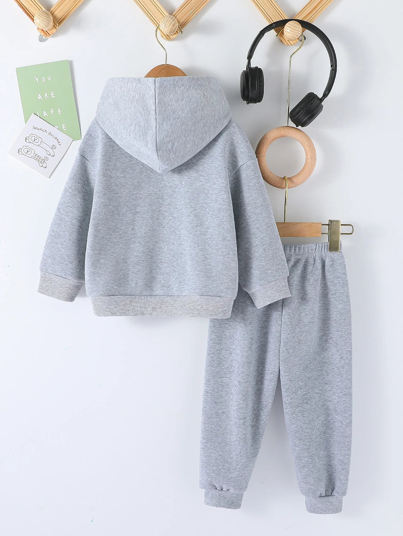 Kids Fashion 2pcs Pullover Hoodie+Pants Suits 1-8Y Years Boys Girls Casual Long Sleeve Sportswear Tracksuits Children Clothes