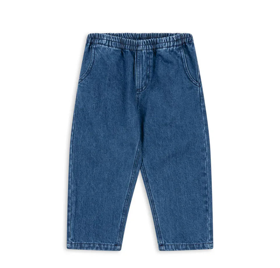 Spot 24 autumn/winter children's denim jacket pants set girls' denim overalls white shirt