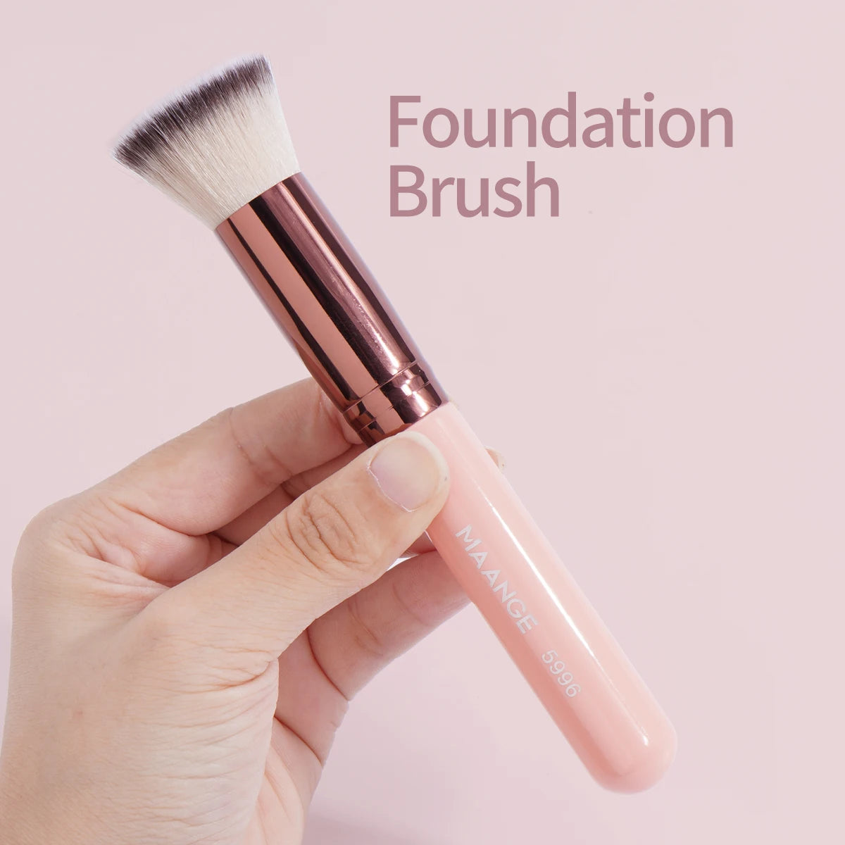 MAANGE 1PCS Makeup Brushes Flat Top Kabuki Foundation Makeup Brush for Liquid Cream Powder Contour Blending Cosmetic Beauty Tool
