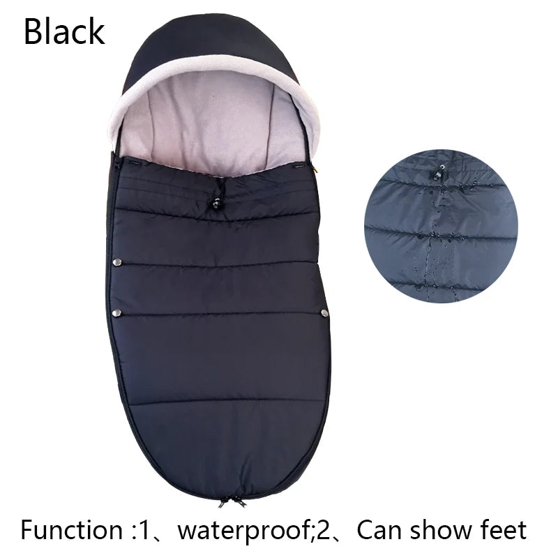 Universal 6-36M Winter Baby Stroller Footmuff Warm Sleep Sack Snowproof For Babytime yoyo2 Winter Baby Stroller Sleeping Bag