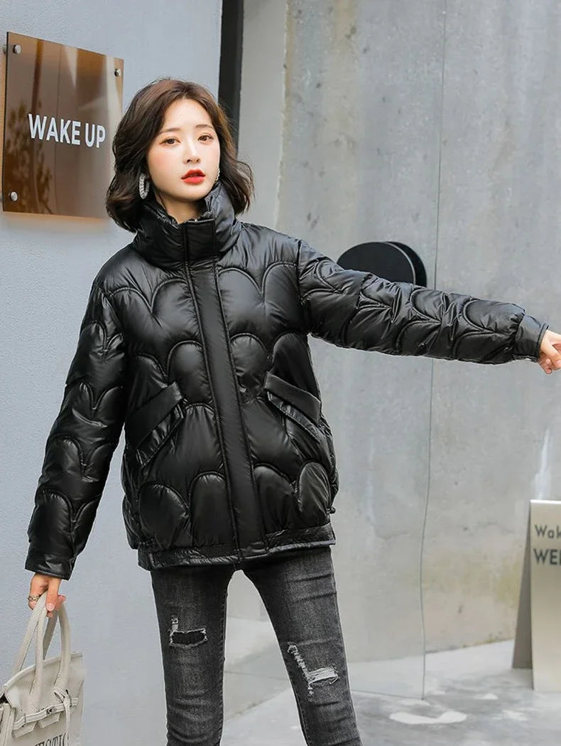 Warm Winter on Sale Down Coats for Women Short Luxury Outdoor Parkas Woman Clothes Youthful Offers Thick Lined 2025 Hot Jackets