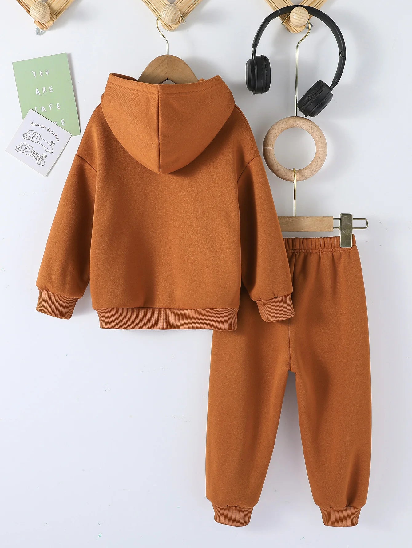Kids Fashion 2pcs Pullover Hoodie+Pants Suits 1-8Y Years Boys Girls Casual Long Sleeve Sportswear Tracksuits Children Clothes