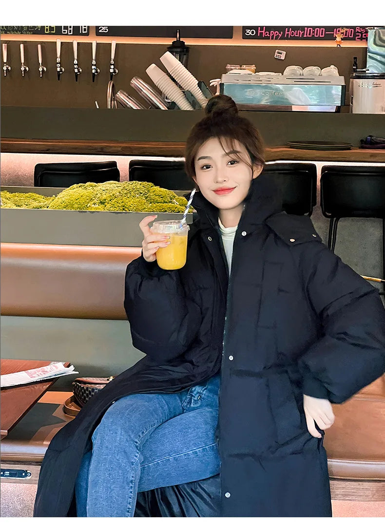 Winter Women's Cold Coat Parkas Hooded Long Padded Jacket Jacket Plus Size Super Hot Coat Cheap Wholesale Snow Outercoat Korean