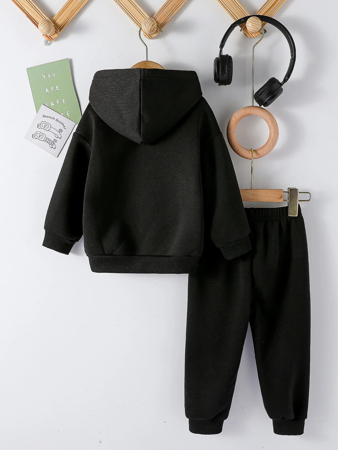 Kids Fashion 2pcs Pullover Hoodie+Pants Suits 1-8Y Years Boys Girls Casual Long Sleeve Sportswear Tracksuits Children Clothes