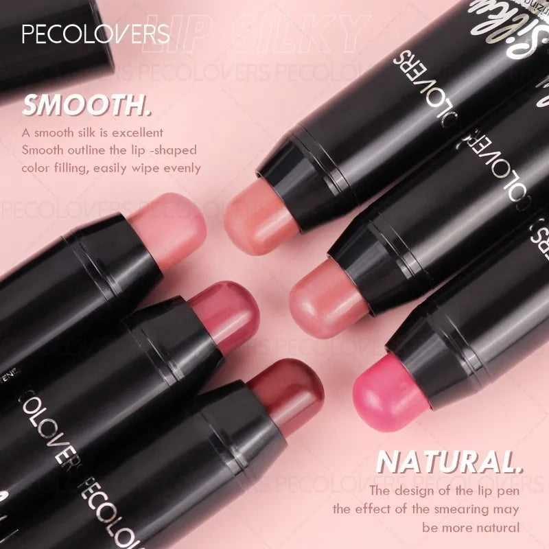 1pcs Multi-color Moisturizing Lipstick Pen, Multi-color Selection To Depict The Outline of The Lips, No Dryness, Lip Cosmetics